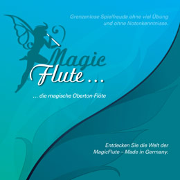 Kreative Spiel-Freude garantiert, mit der Magic Flute aus hochwertigen Duranglas Magic Flute